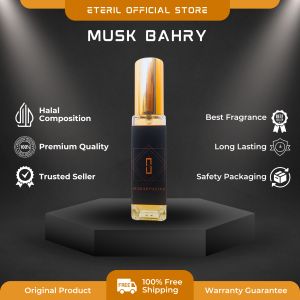 Musk Bahry Parfum Sholat Tahan Lama Untuk Pria Wanita Aroma Soft Fresh Oud Gaharu Woody