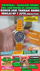 Jam Tangan Timberland Original TBL.TDWGN0009902 Timberland TBL TDWGN0009902 - Rubber - Orange - Jam Timberland - Jamdunia / Jam dunia JD18 - JAM TANGAN ANALOG