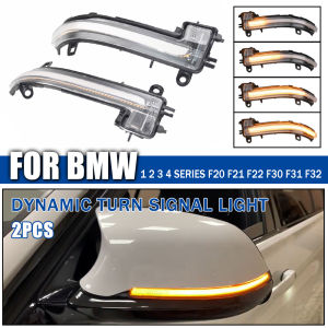 LED Dynamic Turn Signal Side Mirror Sequential Light Lamp For BMW 1 2 3 4 Series F20 F21 F22 F23 F30 F31 F32 F33 F34 X1 E84 I3