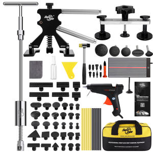 Super PDR Paintless Dent Repair Kit Car Dent Removal Tool Set with Dent Puller Slide Hammer for Auto Body Hail Damage Repair