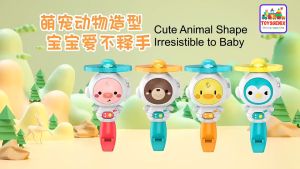 ToysgeniX Gift For Kids Toys Outdoor 3in1 Cartoon Whistle Gyro Spining Top Frisbee disc Flying Toys Mainan Wisel Gasing