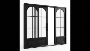 Sliding Glass Door French Vintage Custom All Sizes Aluminum Frame Kitchen Living Room Partition HDB Condo Professional Installation