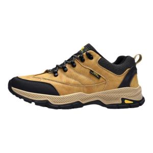 Jeep | Jeep Mens Hiking Shoes Spring Autumn Outdoor Breathable Anti-slip Heightening Sole Large Size Comfortable Rubber Outsole