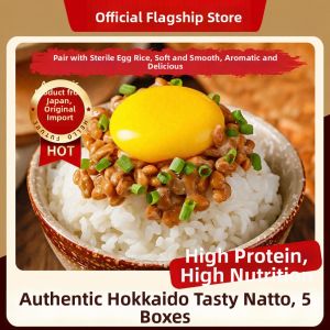 Stringy Ready-to-eat Natto Hokkaido Produced