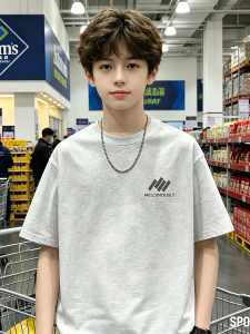 Cotton Short Sleeve Summer T-shirt