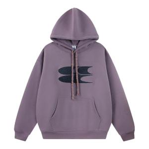 CryingCenter | Áo Hoodie Thêu Logo Màu Sắc Đốm Pha Lê Dày