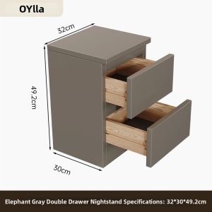 OYIla | Lockable Bedside Storage Cabinet