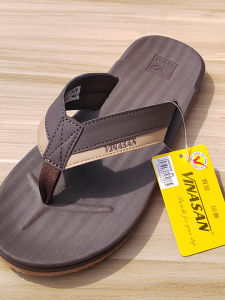 Summer Outdoor Mens Slip-On Thong Slippers Casual Lightweight Anti-Slip Wear-Resistant Breathable Flat Heel Rubber Bottom