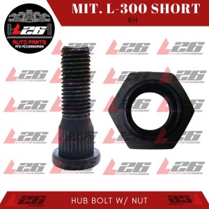 1piece Mitsubishi L-300 HUB BOLT ONLY FOR Mitsubishi L-300 Short RH B-13 Mitsubishi L300 Wheel Bolt T300 Wheel Motorcycle Wheel Hub Motor - Lazada