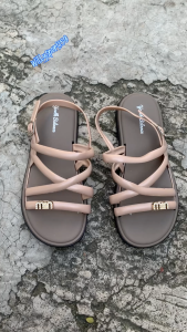 Sandal Selop Wanita Tali Belakang Jelly Tali Tipis Fashion Trendi Nyaman Dan Empuk