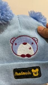 topi bayi perempuan motif beruang handmade topi anak perempuan lucu tikus lucu topi bayi baru lahir