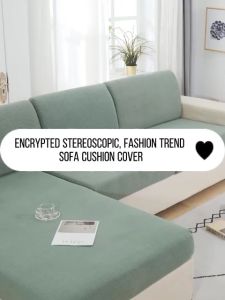 Elastic Stretchable Regular Large Size 1/2/3/4-seater L-shaped Suede Seat Solid Back Sofa Dust Cover