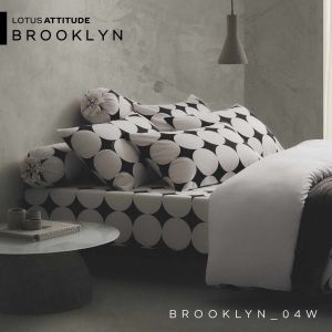 ผ้าปูที่นอน LOTUS Attitude : รุ่น BROOKLYN/MILANO▪️ผ้า microsilk 990 เส้นด้าย รุ่นใหม่ล่าสุด จากLOTUS (ไม่รวมผ้านวม)