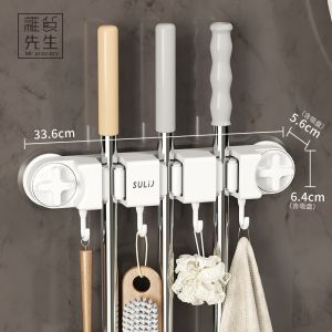 Giá Đỡ Chổi Mút Đa Năng JOJOS L. PD. Không Cần Khoan Móc Treo Chổi Bằng Nhựa Màu Đỏ Đơn Giản Kiểu Trung Quốc Dùng Trong Nhà Tắm