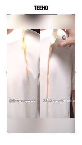 TEEHO MEN PLAIN WATERPROOF COTTON CASUAL T-SHIRT SHORT SLEEVES STRETCHABLE (BAJU T-SHIRT VIRAL LELAKI)