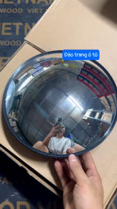 Gương 608 howo đầu kéo dùng soi cản trước xe ô tô 25cm gương cầu xe howo