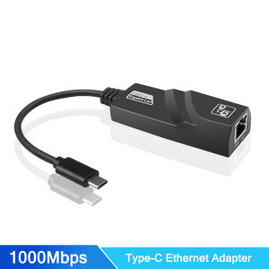 Kebidumei | 10/100/1000Mbps USB 3.0 Wired Network Card USB to RJ45 Type C to RJ45 LAN Ethernet Adapter for PC Macbook Windows Laptop