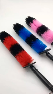 OKKFINE Cleaning Car Truck Motor Engine Grille Wheel Rim Cleaner Detailing Brush Car Wheel Brush