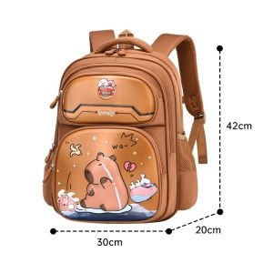 Fashion Labubu cartoon Kid Backpack (6-15Y）Light weight Large Capacity Waterproof Children school bag Spine Protection Load Reduction Primary School Backpack