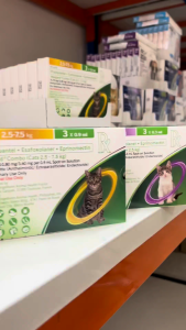NexGard Combo Cat - Ống nhỏ gáy phòng Nội - Ngoại ký sinh (giun sán ve rận ghẻ tai...) dành cho Mèo - 1 Hộp 3 ống
