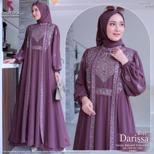 SB DRESS BORDIR BEST SELLER GAMIS DRESS AURORA JUMBO Bigsize Gamis Busui Longdress Maxi POLO LINEN BORDIR Premium by SHOFIYA