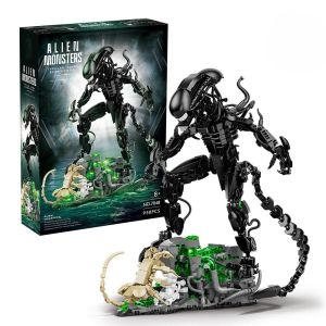 7048 Alien Monsters 958pcs Models DIY Small-Piece Building Blocks Brick MOC Technical Assembly Toys for Kids Gifts