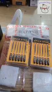 Epica Star 6pcs Woodworking Steel File Set With Double Cutter Set File Carving Tool Wood EP-20172 Kayu Craving Tools bit Steel File Tool