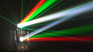 Small Dragonfly LED beam flashing laser headlamp for small bars disco atmosphere lights stage lights