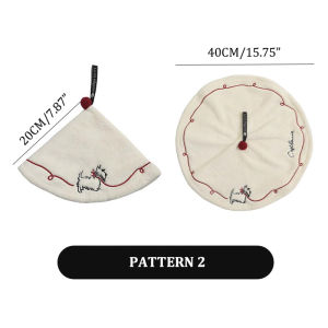 Home Luxury Hanging Hand Towel for Bathroom Kitchen for Children Adult Thickened Absorbent No-shedding Embroidery Drying Towel