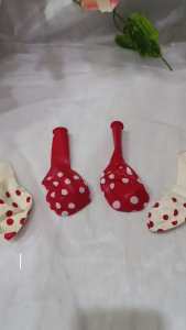 Balon Bulat Ulang Tahun Latex Polkadot Merah Putih Dirgahayu Hut Ri Tebal 12 Inch Satuan