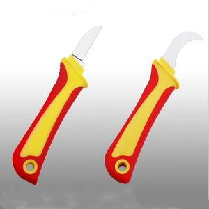 Insulated Knife Multifunctional Electricians For Professional Electric Knife Cable Knife Stripping Tool Insulation Cable Stripper Dismantling Knife Cable Knife Anti-Magnetic Fast Strip Cable Stripper Cutter 1000V Insulated