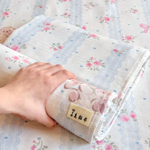 LINGYUN | Thickened Original Cotton and Linen Bed Sheet