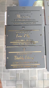 columbarium/LAPIDA acrylic(laser cut)die cut out/embossed