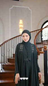 Dress Terbaru / Haneen Abaya / Bahan Ceruty Apk Payet / Gamis Terbaru / Gamis Lebaran / Dress Abaya