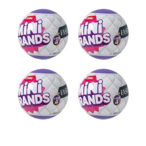 Bandai | ZURU Mini Brands Fashion Series 4 Surprise Ball Blind Box Mini Bags Shoes Clothing Collectible Finger Toy for Fashion Collectors