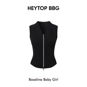 heytopbbg | Summer Sports Zippered Sleeveless Vest