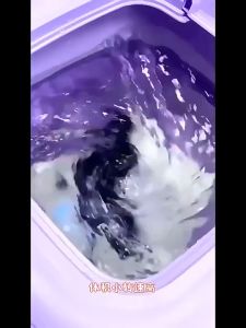 DOMU Folding Washing Machine / Mesin Cuci Mini Portable / Mesin Cuci Lipat Otomatis / Mesin Pengering Pakaian Sterilisasi Cahaya Biru / Mesin Cuci Praktis / Mesin Cuci Canggih