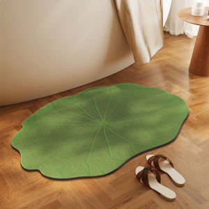 Thảm Phòng Tắm Hình Hoa Sen Bằng Đất Ngọc Bích Thấm Hút Nước Chống Trượt Thảm Hình Học Dùng Trong Nhà Thảm Phòng Tắm Chất Liệu Đất Ngọc Bích