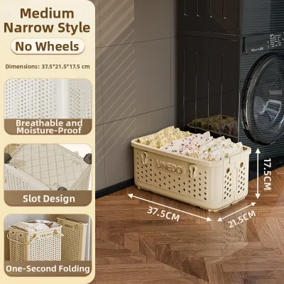 XINGYOU | Large Capacity Laundry Hamper Foldable Bathroom Dirty Clothes Storage Basket Star Optimal Foldable Net Type Laundry Basket