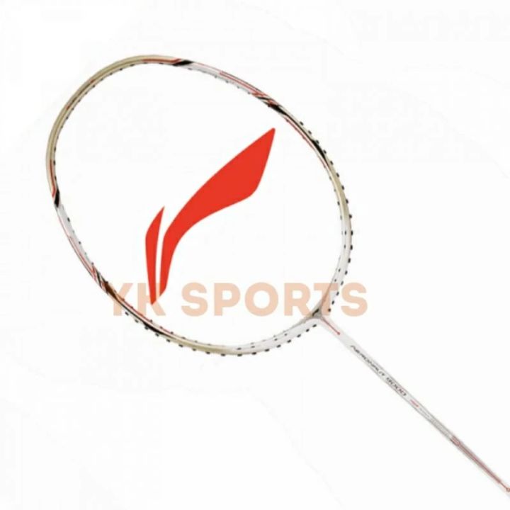 LI-NING AERONAUT 9000 BADMINTON RACKET (WHITE/GOLD) | Lazada