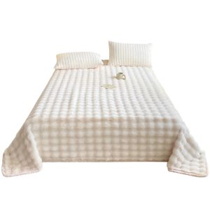 HAOMIAN | Winter Coral Fleece Blanket Thick Milk Fleece