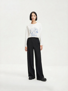 Vero Moda | Quần Tây Mới Mùa Thu Kiểu Dáng Thời Trang Đai Rộng Thoáng Mát