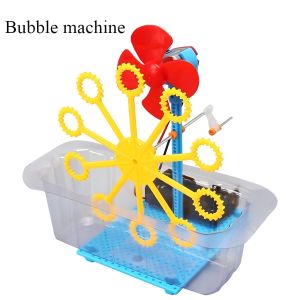 Educational bubble machine toys childrens Diy handcrafted assembly models educational toys childrens DIY gifts
