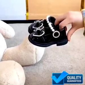 Sepatu Anak Perempuan Cantik Lucu Model Pita Mutiara untuk umur 8 Bulan - 2 Tahun Trendy Viral COD