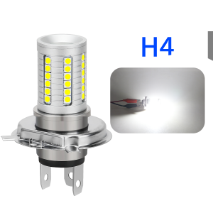 KEVANLY | 1X H6 P15D BA20D H4 LED Motorcycle Headlight Bulb DC12V Hi/Low Beam Super Bright White Lamp Universal For Motorbike Scooter ATV