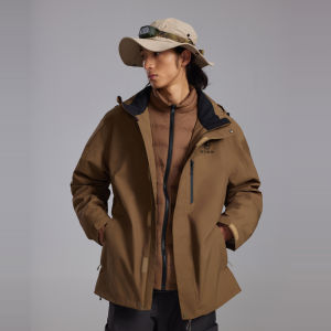 Three-in-One Qingluan Meitibangweiw Spring 2025 Womens down Jacket Nylon Fabric Windproof Waterproof Youth Fashion Style