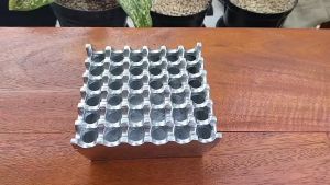 Asbak Unik Murah Dengan 36 Lubang Silver Polished