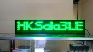 Running Text Hijau 20x100cm Wifi Outdoor