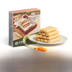 BabyCare Teething Stick with Rope Anti-Loss for Babies above 6 Months Snack Biscuit Dental Health Development Baby Food