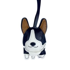 Super Cute Corgi PU Leather PendantExquisite Handmade Corgi PU Leather KeychainPet Dog Bag AccessoryGift Choice for Dog Lover